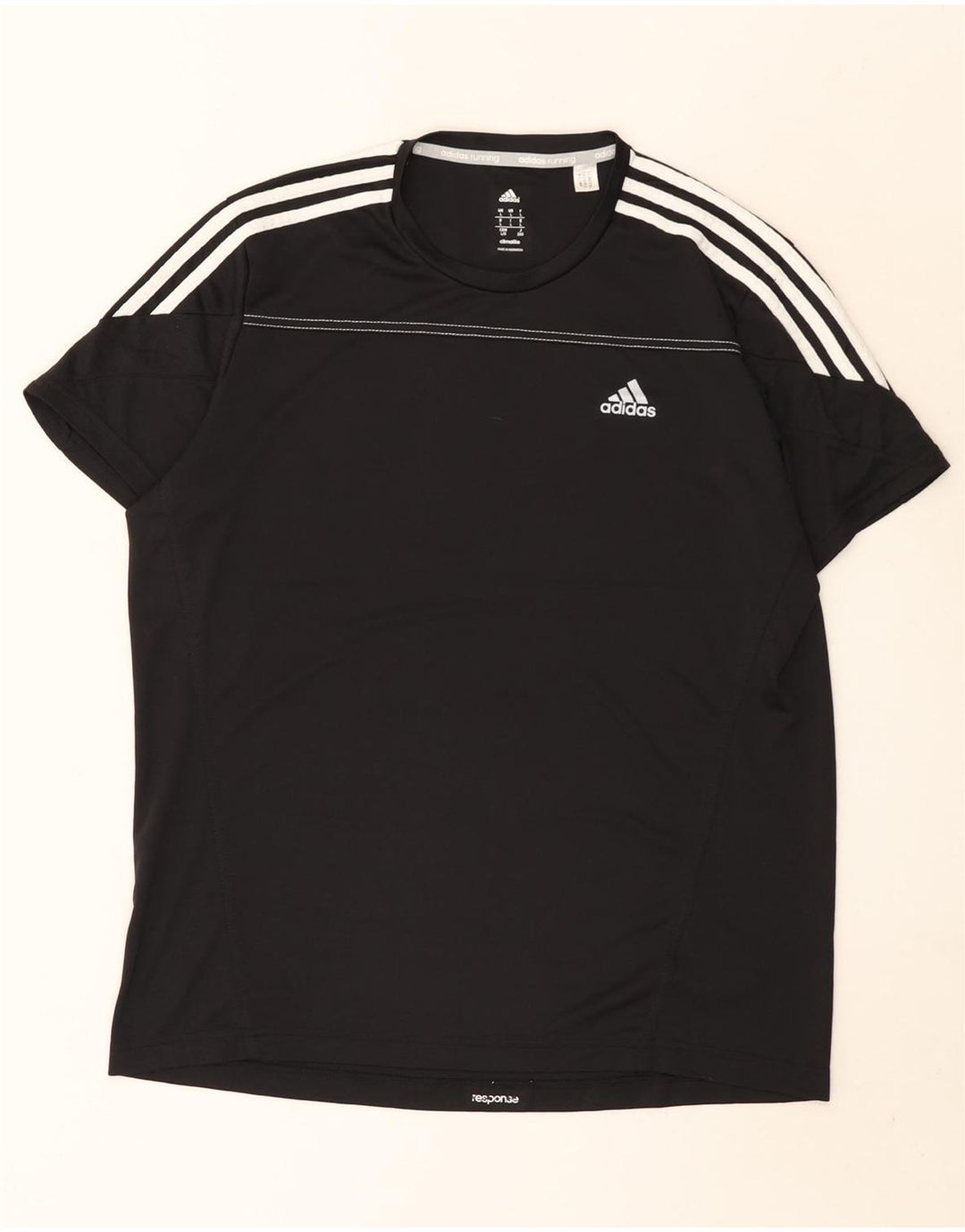 Adidas Uomo Climalite Large Nero Poliestere