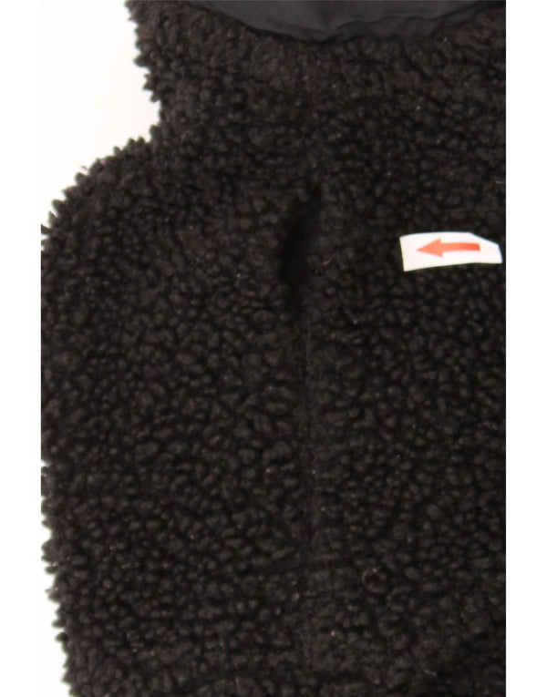 Dunnes Stores Chaqueta polar extragrande para mujer UK 10 Small Poliéster negro