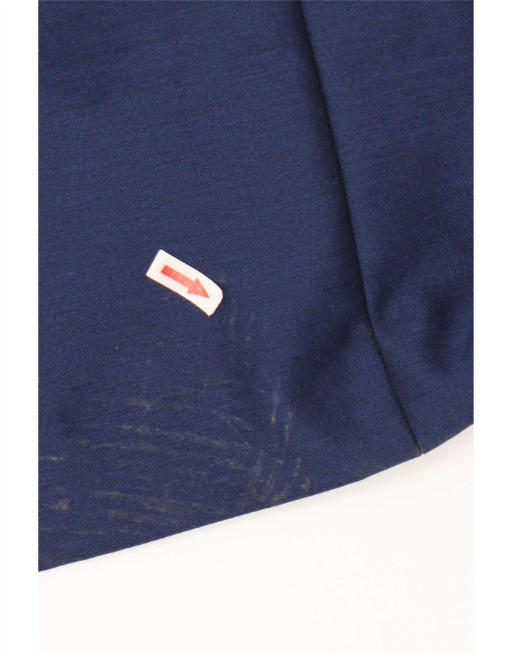 Vintage Womens Sheath Dress UK 10 Small Navy Blue