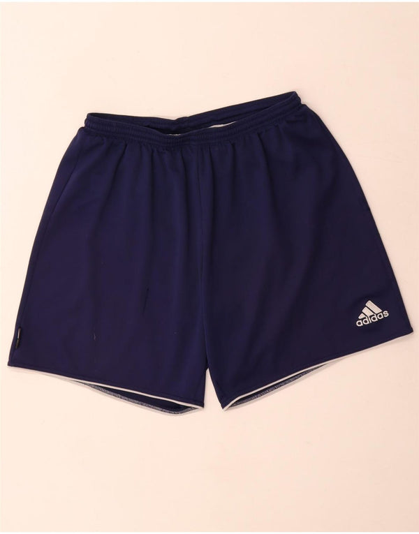 Adidas Mens Sport Shorts Large Navy Blue Polyester