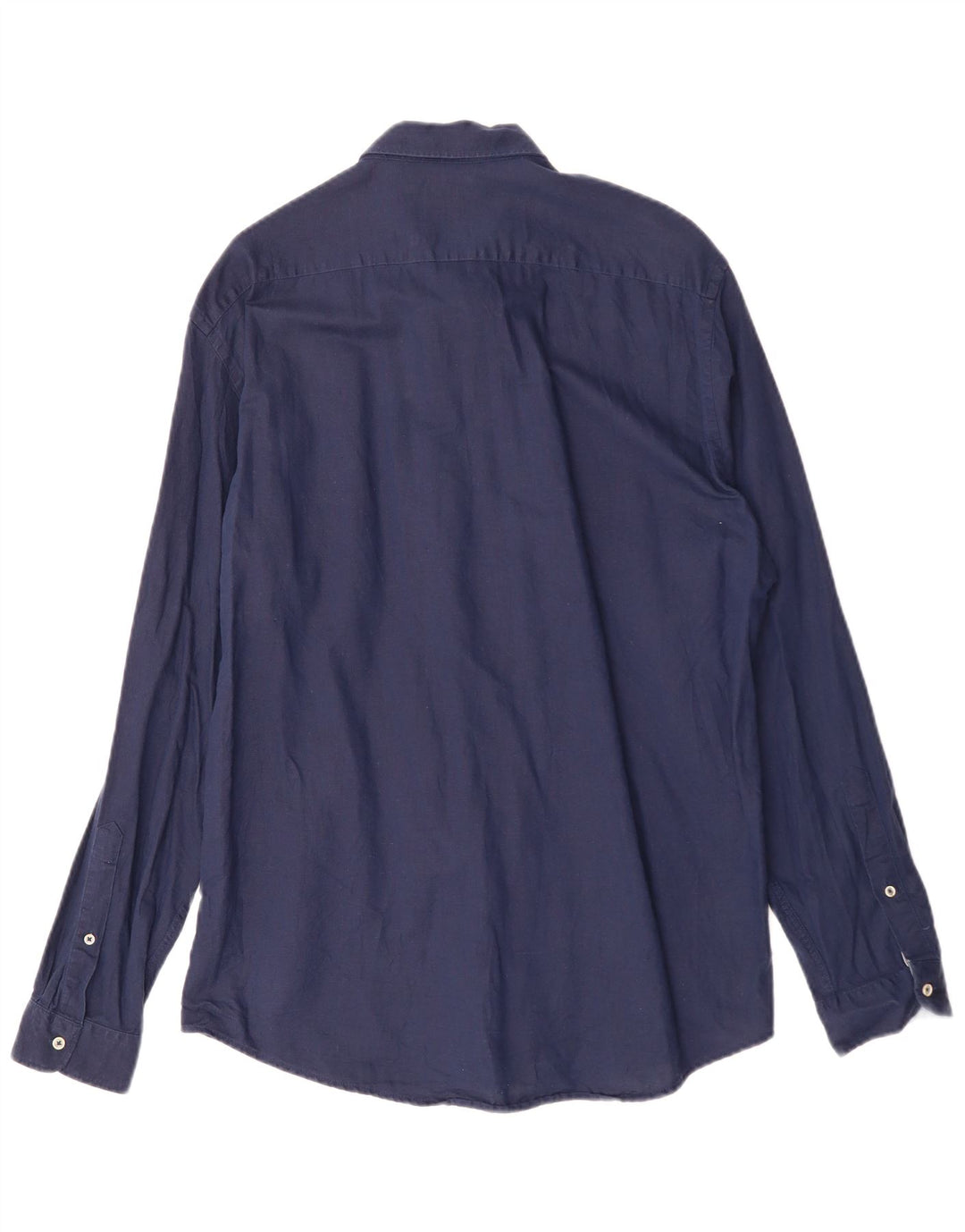 ZARA Mens Relaxed Fit Shirt XL Navy Blue