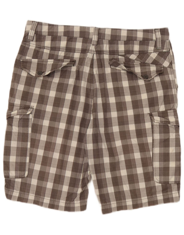 Quiksilver Herre Cargo Shorts W32 Medium brun ternet bomuld