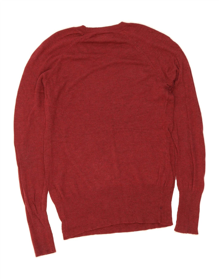 MOSSIMO Womens Crew Neck Jumper Sweater UK 10 Small Red Vintage Mossimo and Second-Hand Mossimo from Messina Hembry 