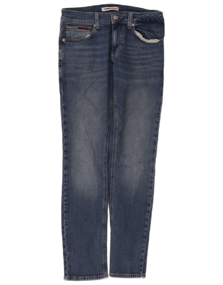 Tommy Hilfiger Womens Slim Jeans W30 L32 Blue Cotton