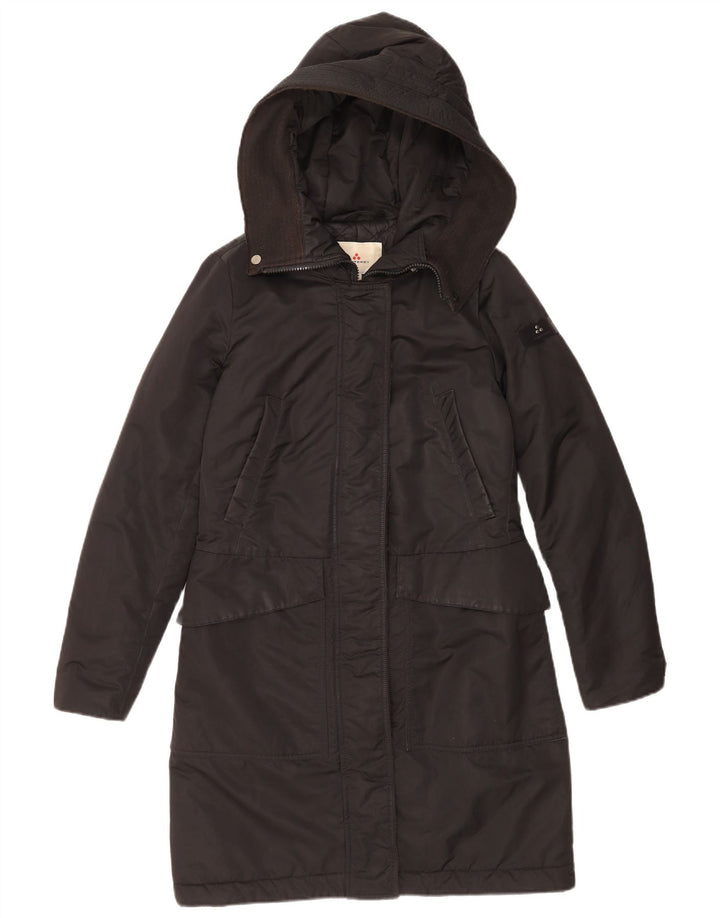 Cappotto imbottito con cappuccio da donna PEUTEREY IT 42 medio poliestere nero