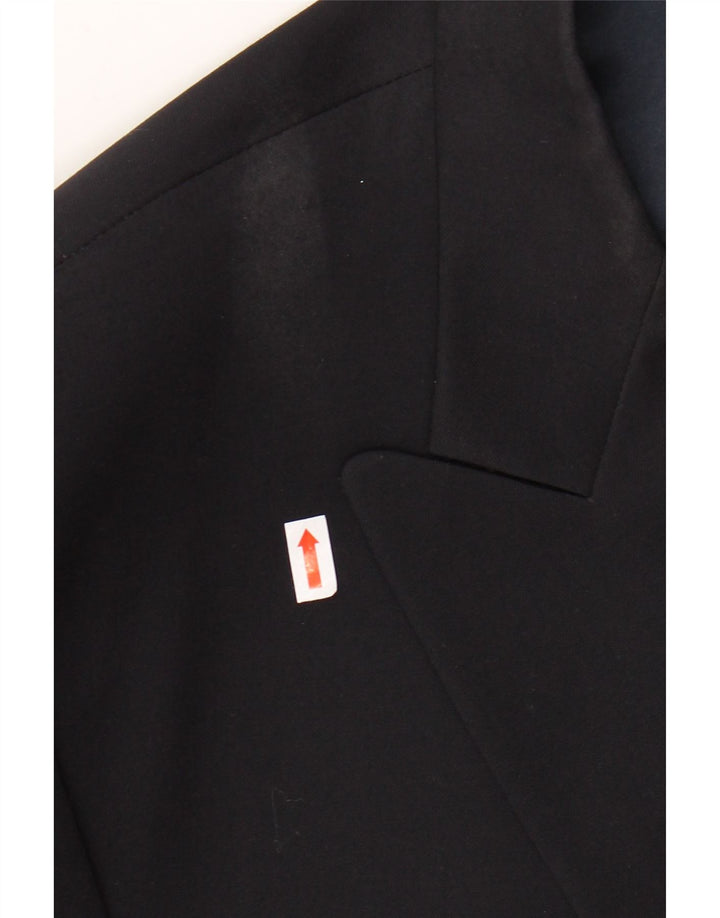 Jaeger Giacca Blazer Doppio Petto da Uomo IT 54 2XL Lana Blu Navy