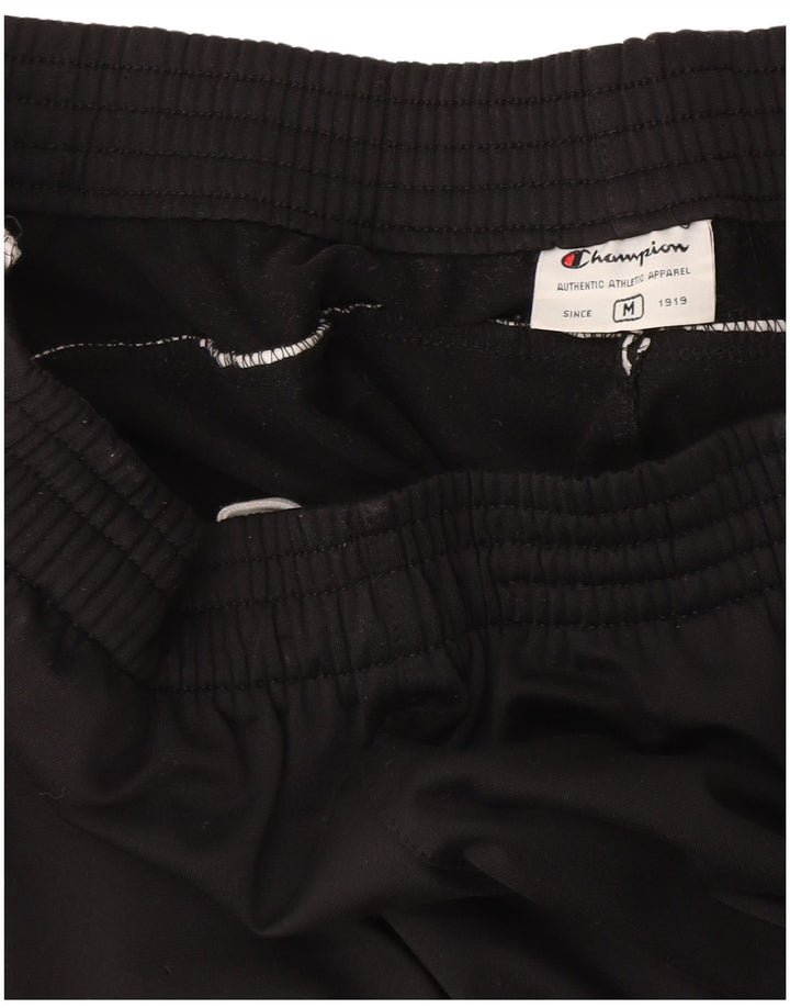 Champion Mens Tracksuit Trousers Medium  Black Colourblock