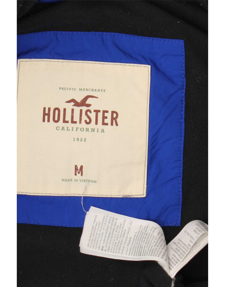 Hollister Mens Padded Gilet UK 38 Medium Blue Polyester