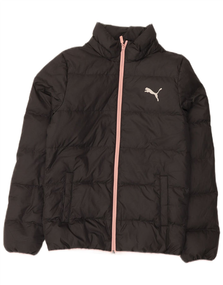 Puma Girls Padded Jacket 13-14 Years Grey