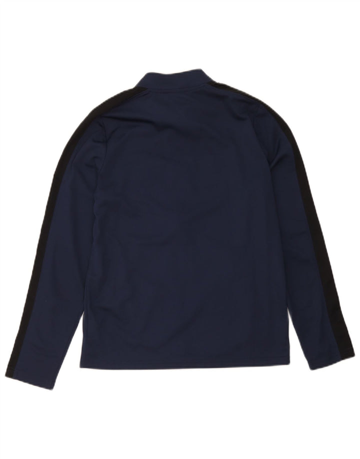 Nike Boys Dri Fit Tracksuit Top Jacket 12-13 Years Large Navy Blue