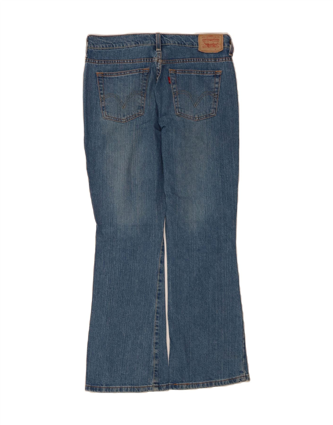 LEVI'S Womens 515 Bootcut Jeans US 8 Medium W30 L29 Blue Cotton Vintage Levi's and Second-Hand Levi's from Messina Hembry 