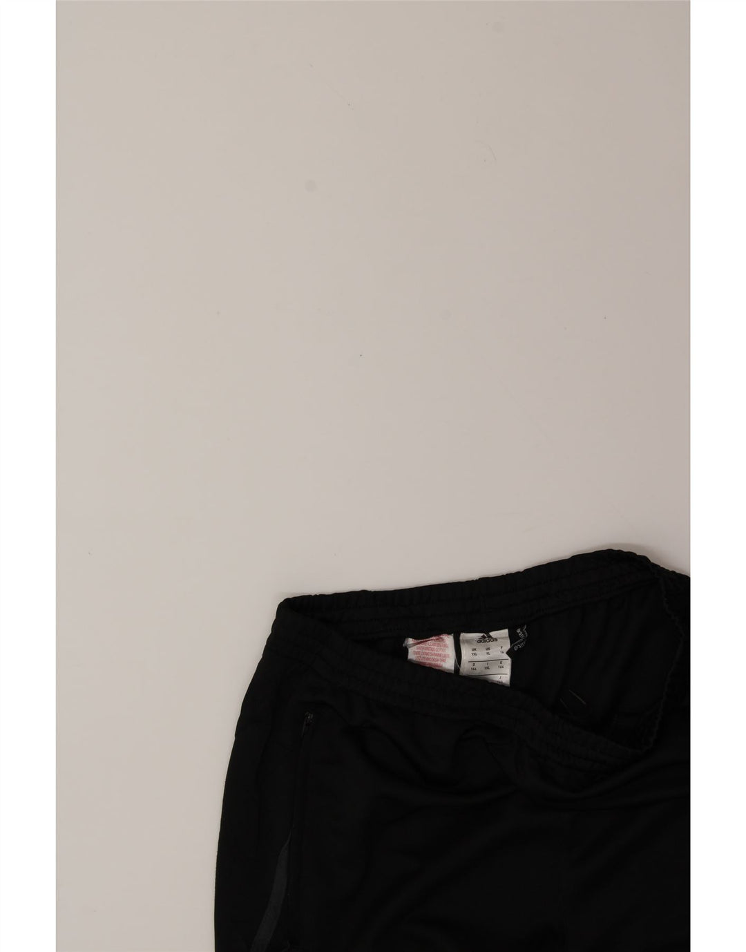 ADIDAS Boys Climalite Tracksuit Trousers 13-14 Years XL  Black Polyester Vintage Adidas and Second-Hand Adidas from Messina Hembry 