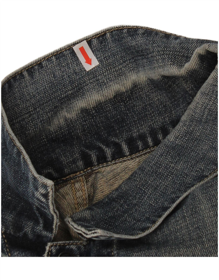 Gas Womens Denim Jacket UK 14 Medium Blue