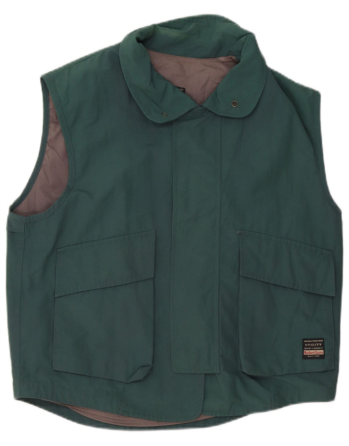Marlboro Classics Herre Utility Gilet UK 40 Large Green Polyester