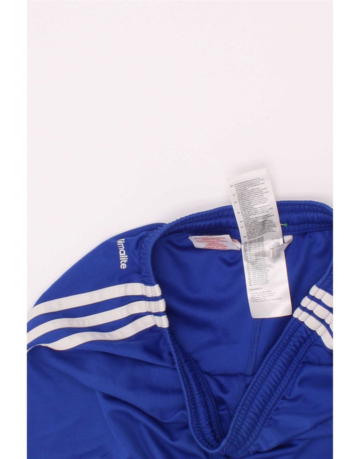 Adidas Boys Climalite Sport Shorts 11-12 Years Blue Polyester