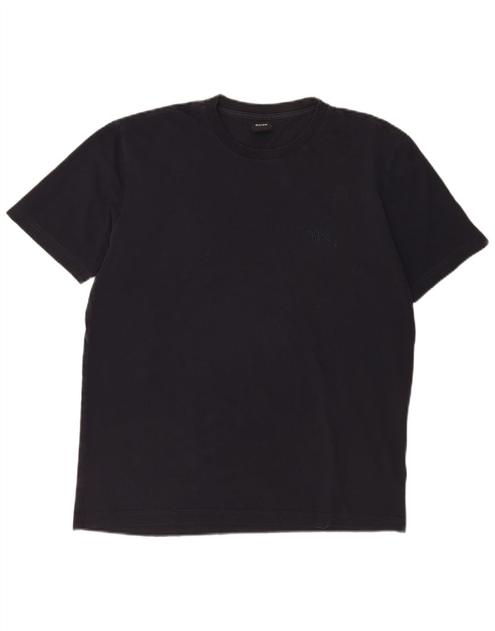 Hugo Boss Herre T-Shirt Top Stor Marineblå