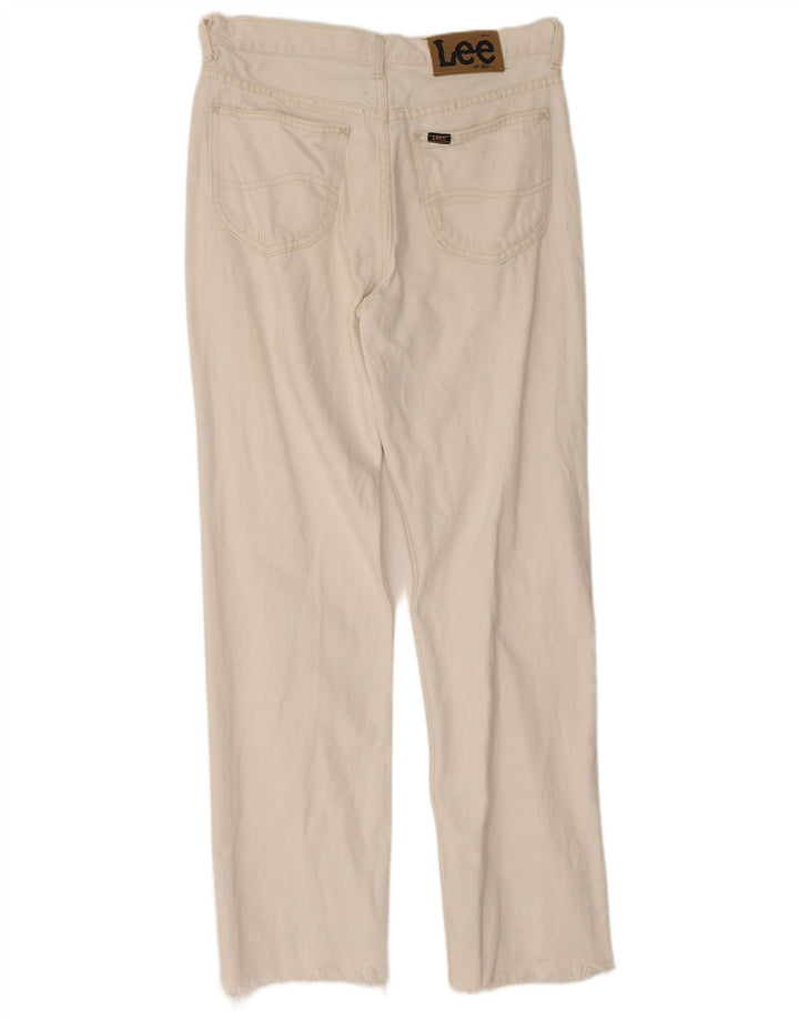 Lee Mens Straight Jeans W30 L31 Bijeli pamuk