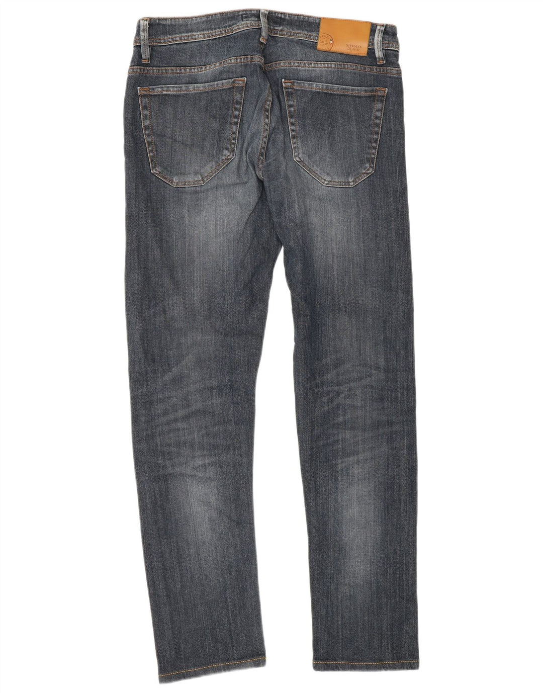SIVIGLIA Herren Slim Jeans W33 L32 Blaue Baumwolle