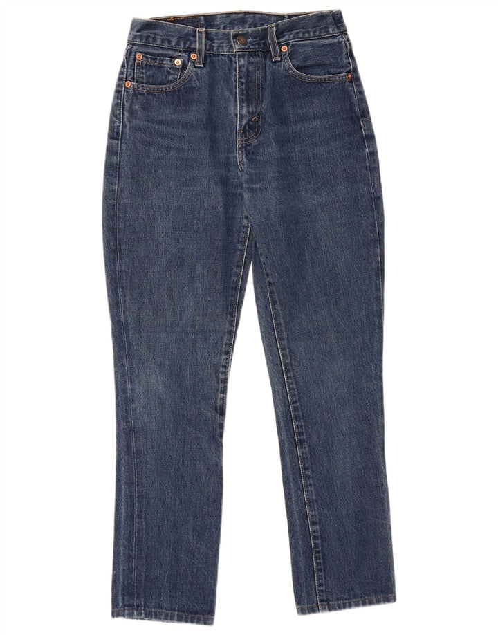 LEVI'S Mens 525 Slim Jeans W28 L27  Blue Cotton