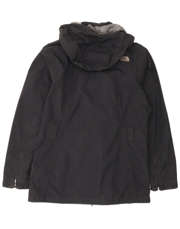 The North Face Damen wasserdichte Kapuzenjacke UK 16 Large Schwarz