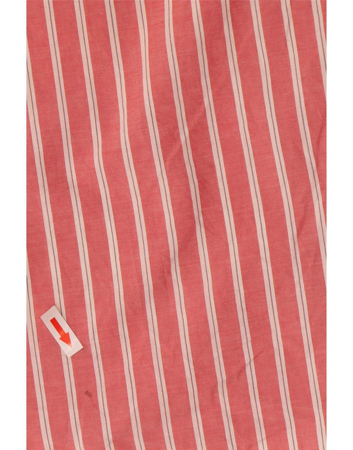 Massimo Dutti Chemise Homme Large Rouge Rayé