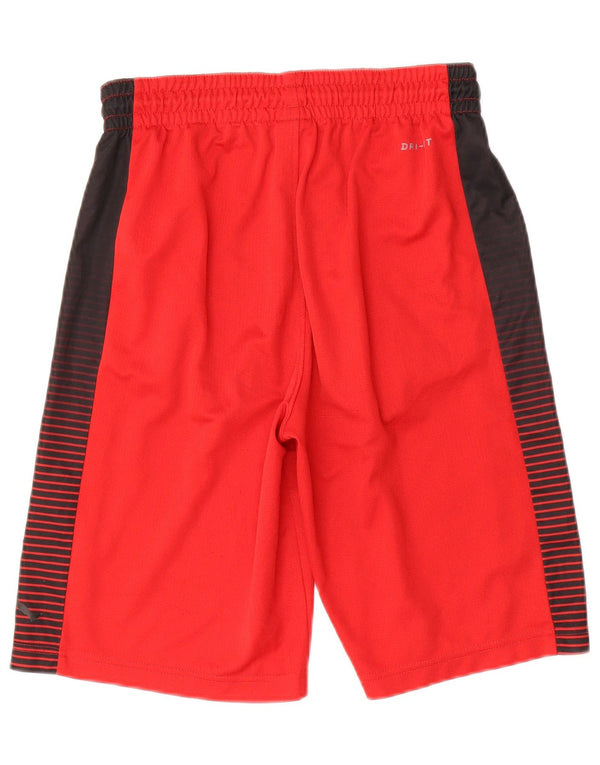 Jordan Mens Dri Fit Graphic Sport Shorts Small Red Colourblock Polyester