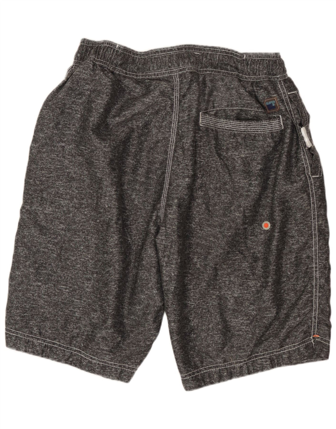 Superdry Mens Graphic Swimming Shorts XL  Grey Flecked Polyester
