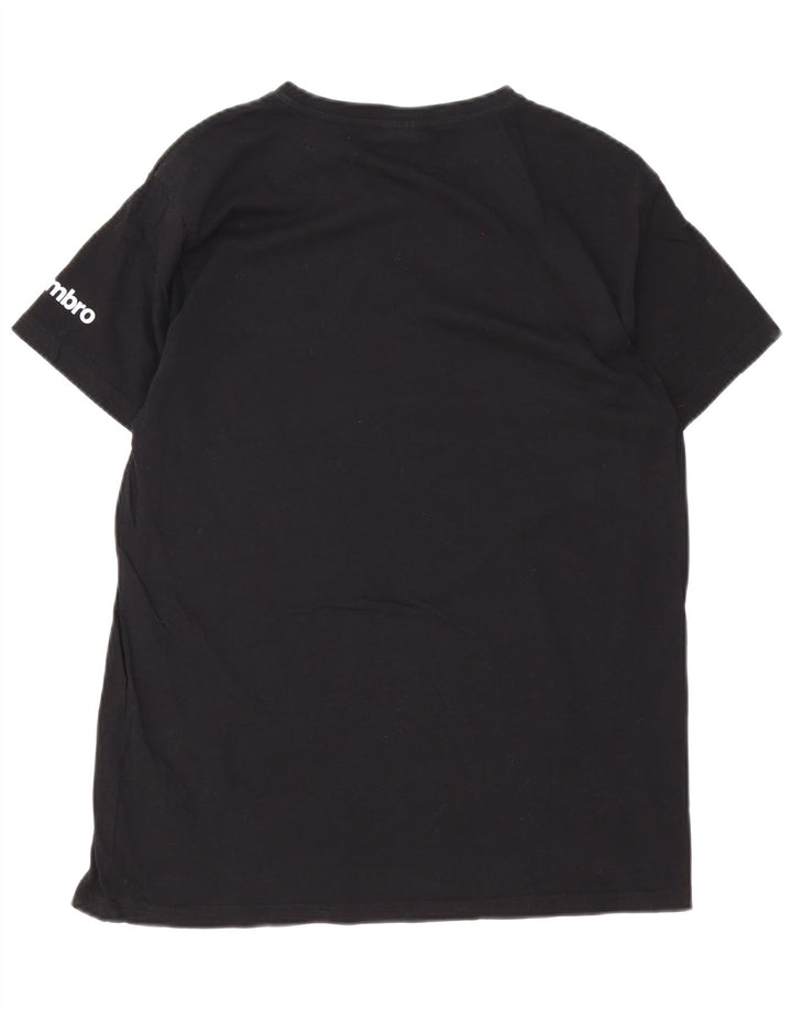 Ανδρικό T-Shirt Umbro Top μεγάλο μαύρο βαμβακερό