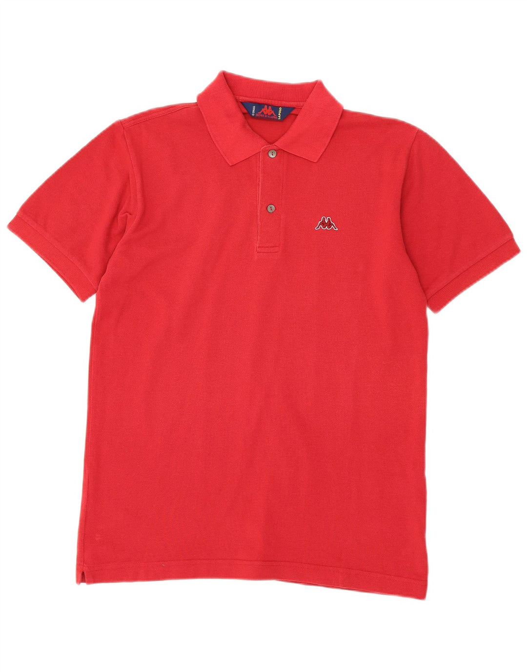 Kappa Mens Polo Shirt Small Red Cotton