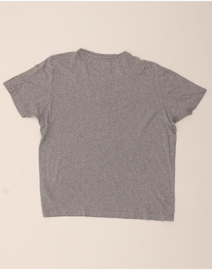 TOMMY HILFIGER Mens T-Shirt Top Large Grey Cotton Vintage Tommy Hilfiger and Second-Hand Tommy Hilfiger from Messina Hembry 
