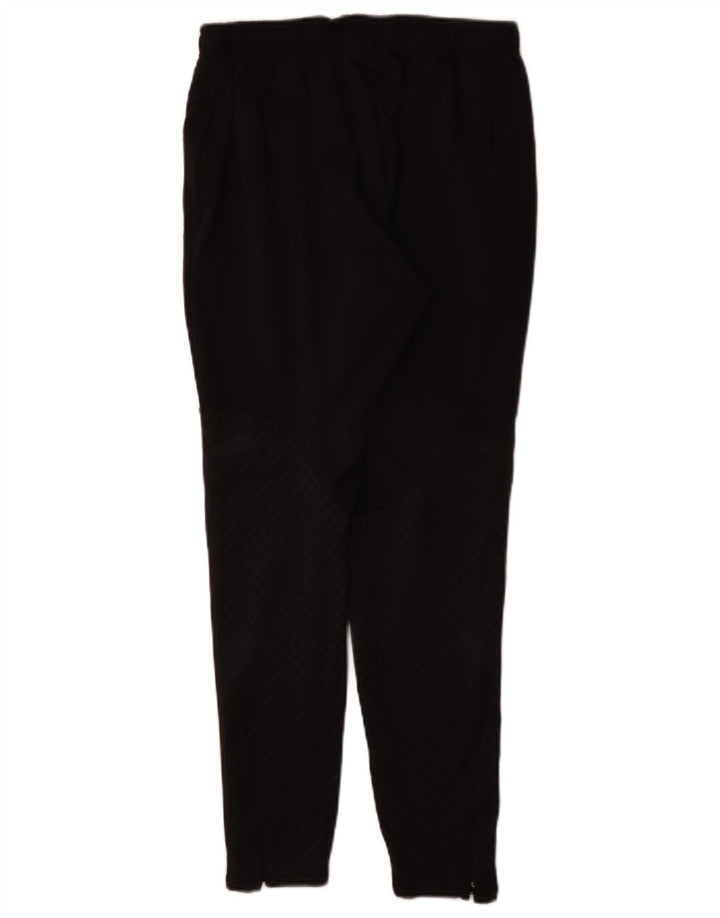 Nike Mens Dri Fit Tracksuit Trousers Small Black Geometric Polyester