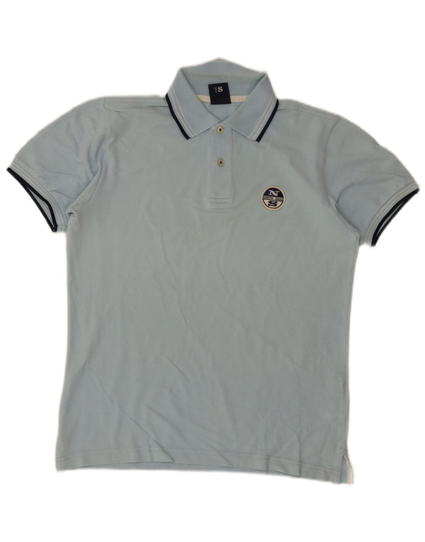 Polo da uomo North Sails Small in cotone blu