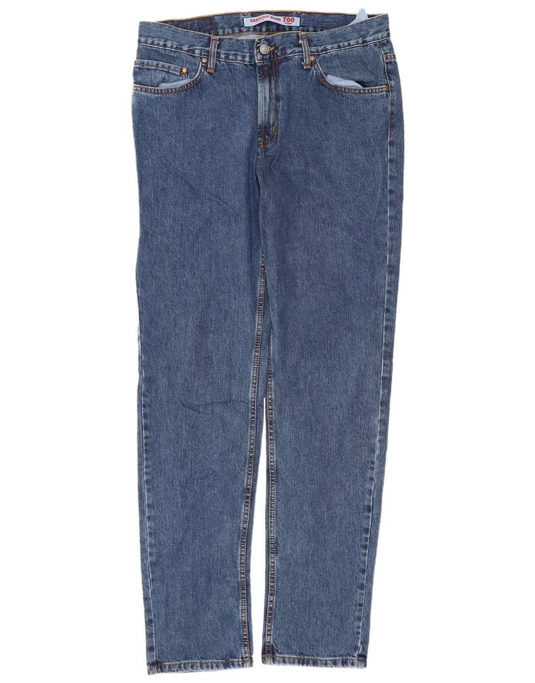 Carrera Mens 700 Regular Fit Straight Jeans W36 L33 Blue Cotton