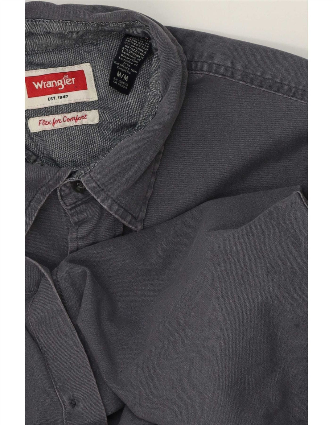 Wrangler Chemise à Manches Courtes Homme Bleu Marine Moyen Coton