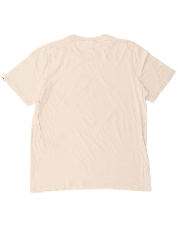 Adidas Mens Graphic T-Shirt Top Large White Cotton