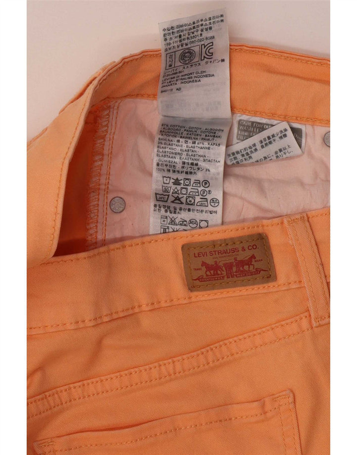 Levi's Damen Jegging-Jeans W34 L32 Orange Baumwolle