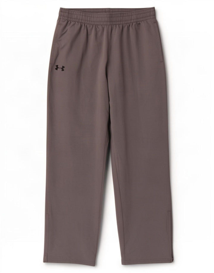 Under Armour Mens Loose Fit Tracksuit Trousers Large Grey