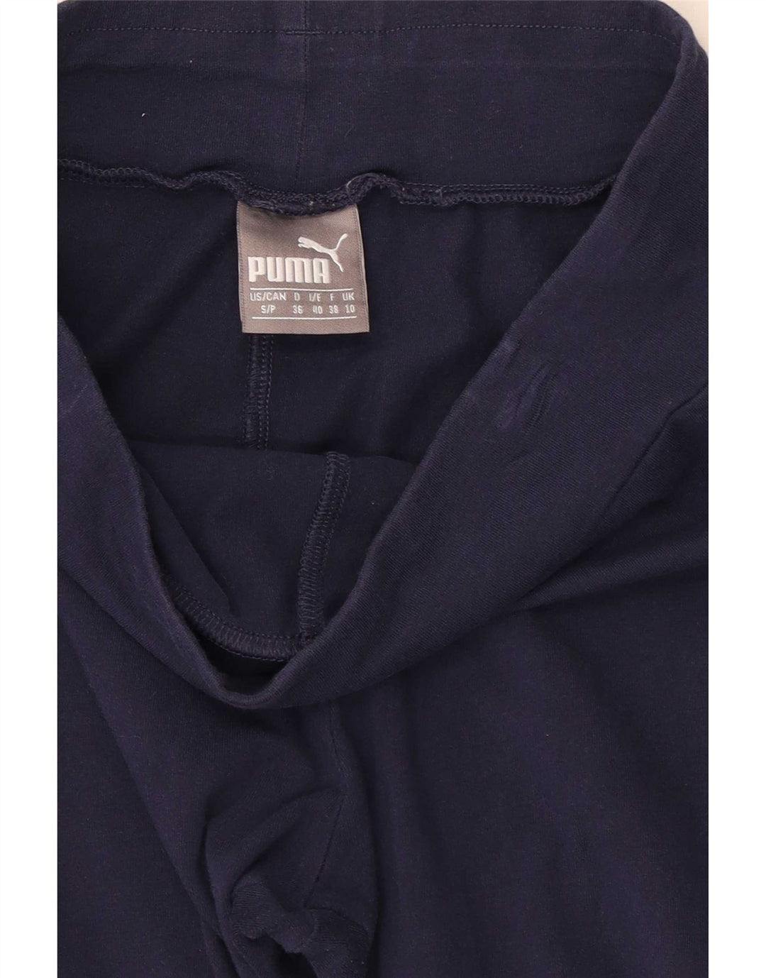 Puma Damen Graphic Leggings UK 10 Small Marineblau