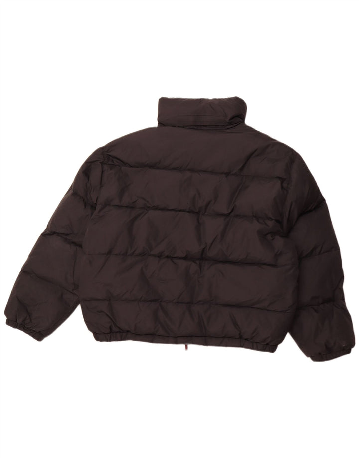 INVICTA Mens Hooded Padded Jacket UK 40 Large Black Polyamide