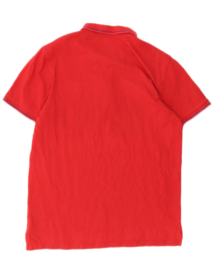 LEE Herren-Poloshirt, groß, rote Baumwolle