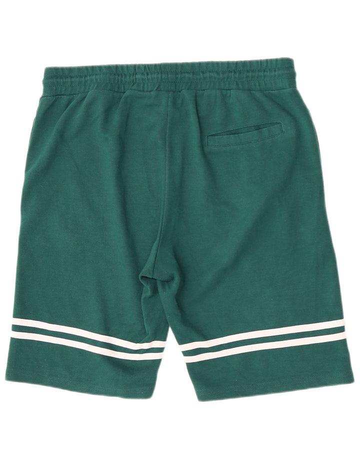 Kappa Herren-Sportshorts, groß, grün gestreift, Polyester