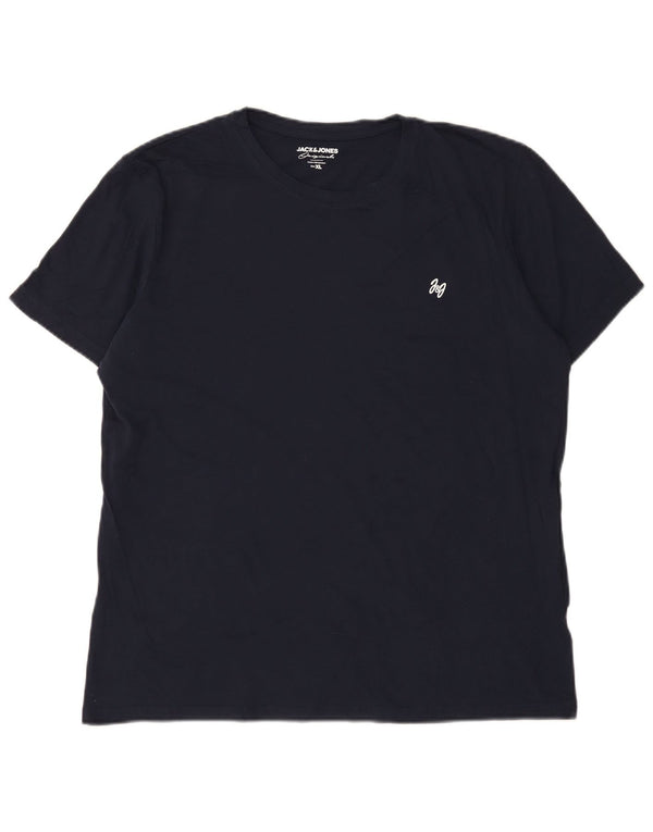 Jack & Jones Herren T-Shirt Top XL Marineblau