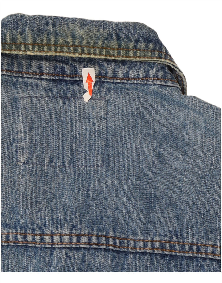 John Baner Mens Denim Jacket UK 38 Medium Blue Cotton