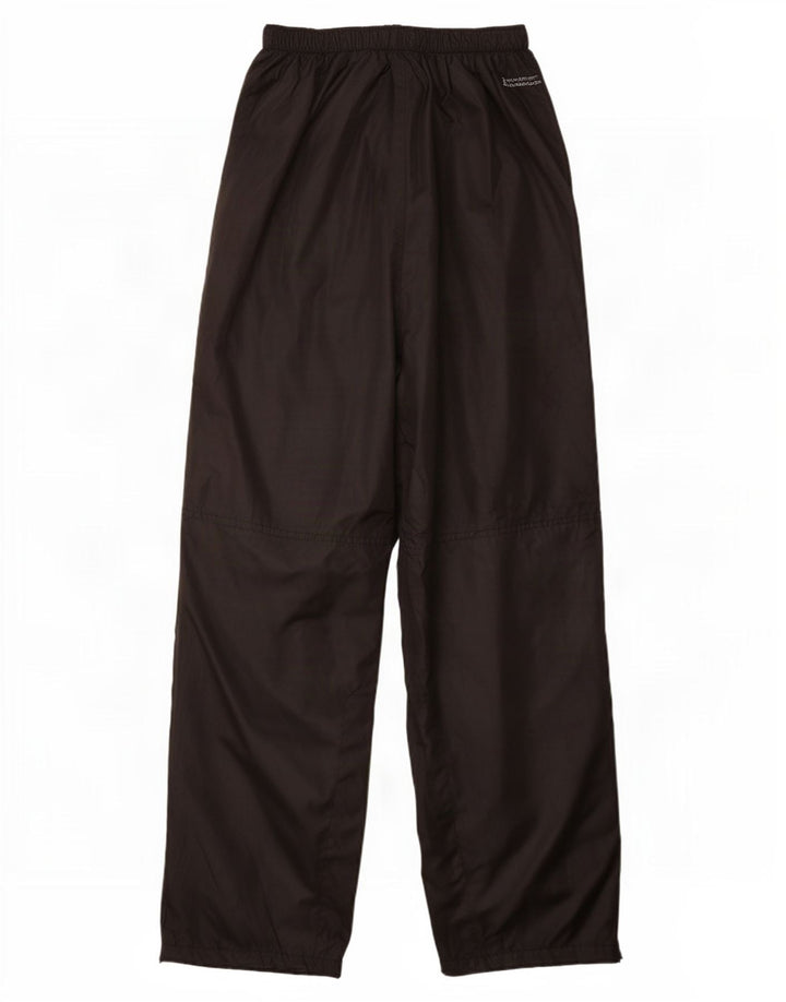 Mountain Warehouse Boys Waterproof Trousers 12-13 Years Black Polyester