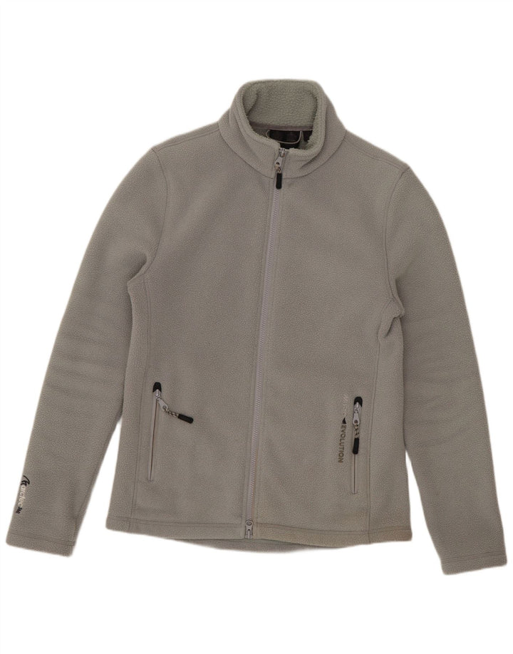 Musto Womens Fleece Jacket UK 12 Medium Grey Polyester