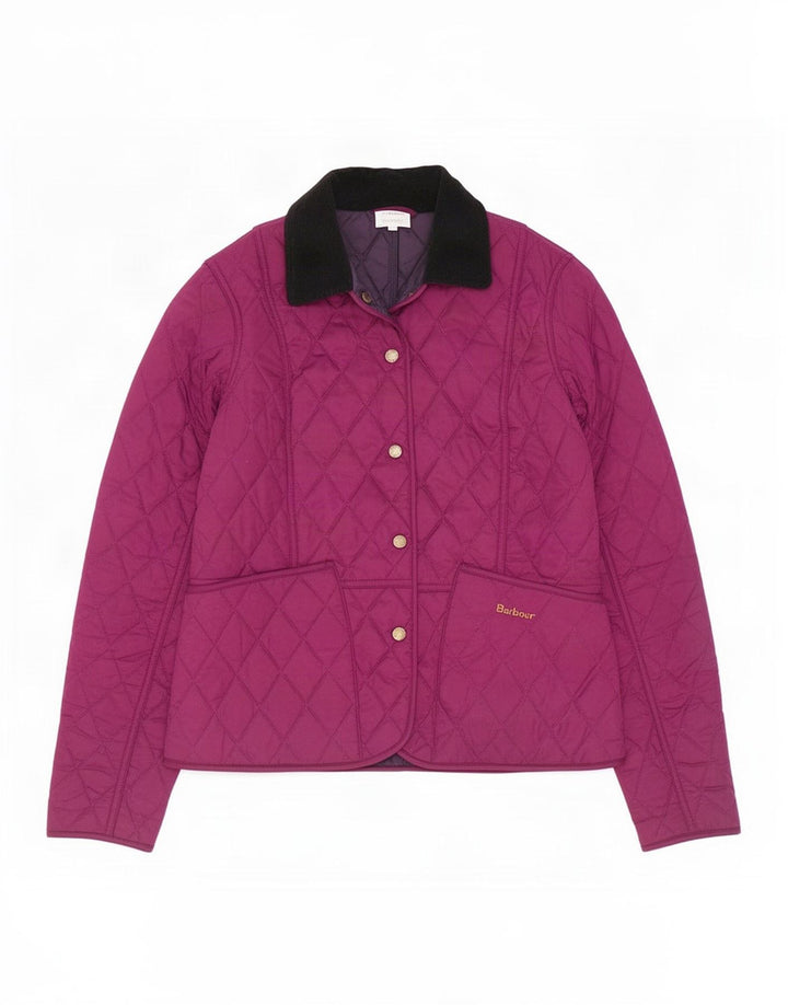 Jachetă matlasată Barbour pentru femei UK 8 Small Violet Poliester