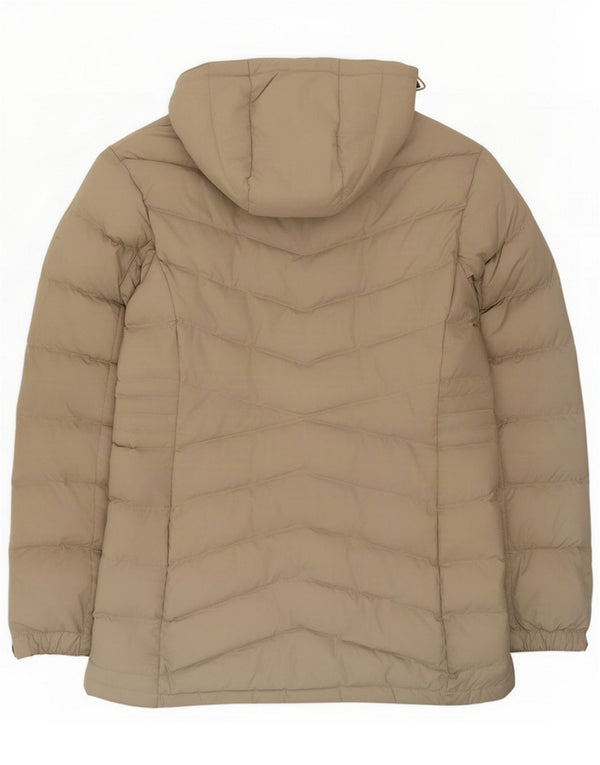 Berghaus Jaqueta feminina acolchoada com capuz UK 18 XL Poliéster bege