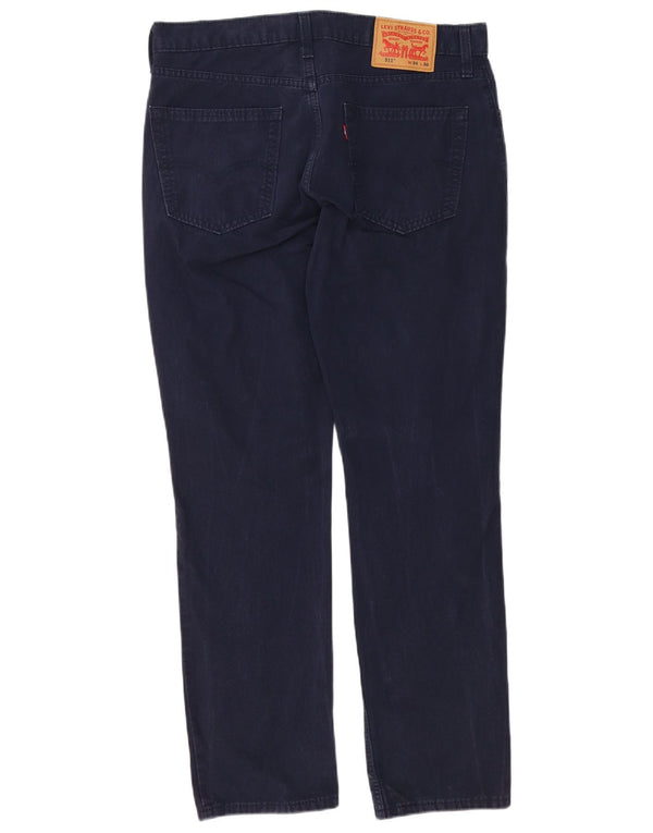 Pantaloni casual Levi's da uomo 511 slim fit W34 L30 in cotone blu navy