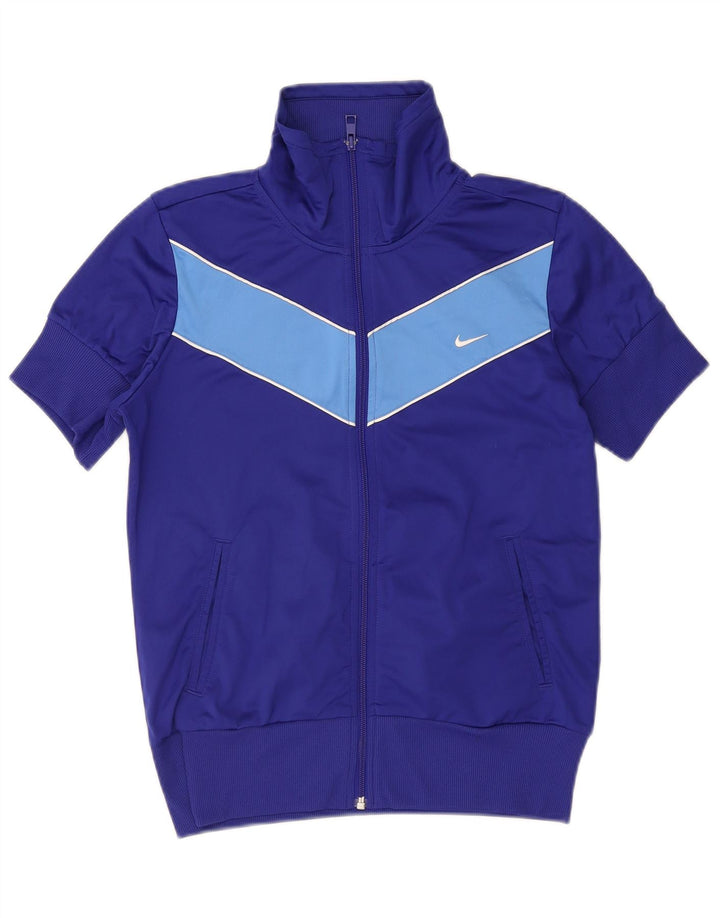 Женский спортивный костюм Nike UK 14, средний темно-синий с цветными блоками