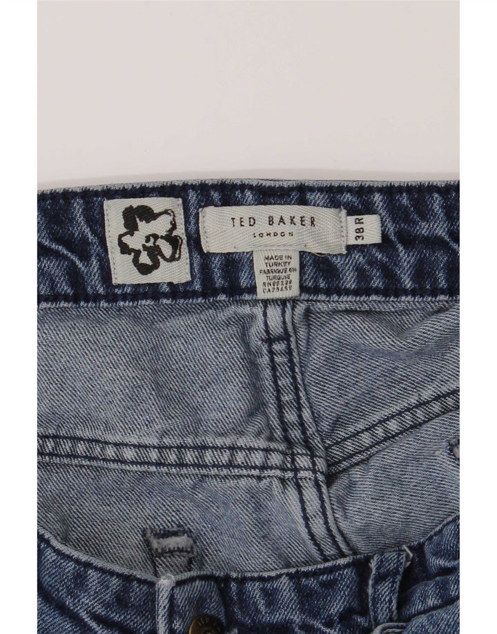 Blugi drepti pentru bărbați Ted Baker W38 L29 albaștri